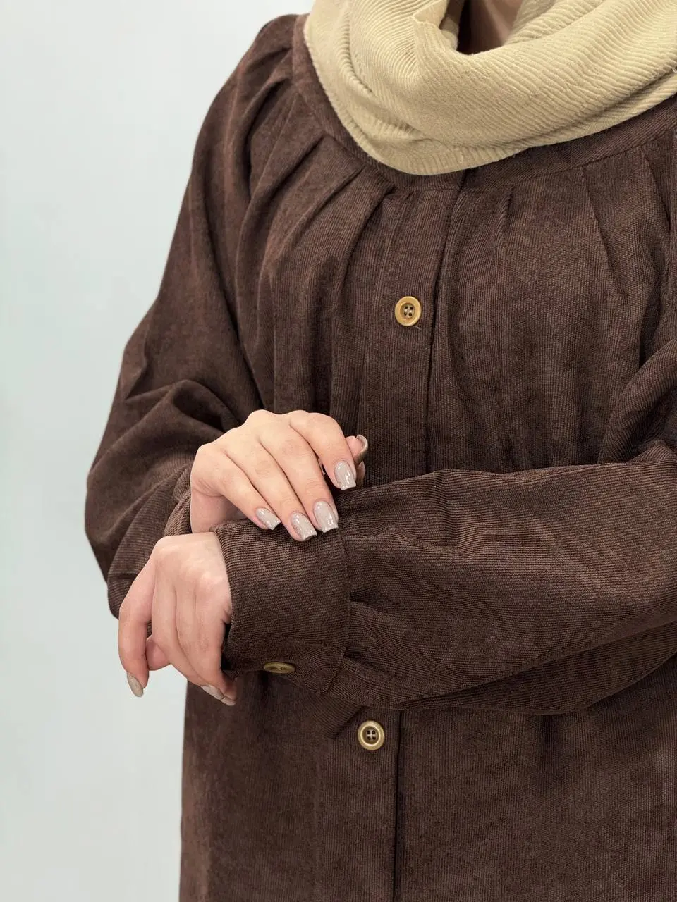 مانتو جلو دکمه پینار